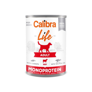 Calibra Dog Life Can Adult Beef & Carrots 6x400g