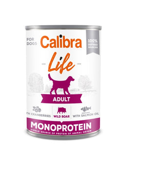 Calibra Dog Life Adult Wild Boar & Cranberry Canned Food 6x400g