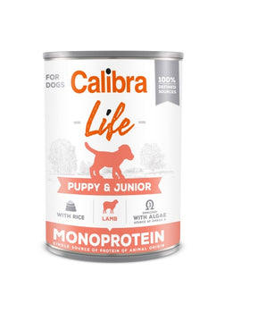 Calibra Dog Life Puppy & Junior Lamb & Rice Canned Food 6x400g