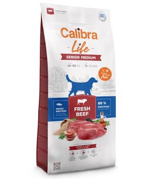 Calibra Dog Life Senior Medium Fresh Beef Dry Food 12kg