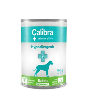 Calibra VD Dog Hypoallergenic Rabbit & Insect Canned Food 6x400g