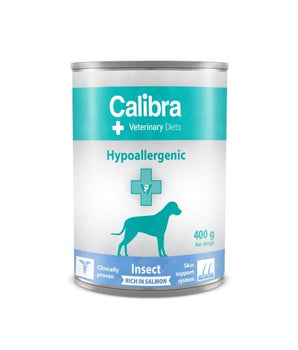 Calibra VD Dog Hypoallergenic Insect & Salmon Canned Food 6x400g
