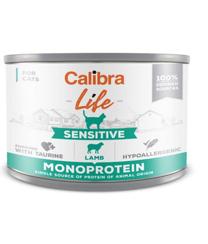 Calibra Cat Life Sensitive Lamb Canned Food 6x200g