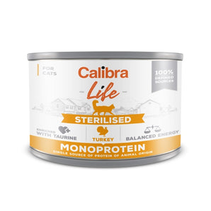 Calibra Cat Life Can Sterilised Turkey 6x200g