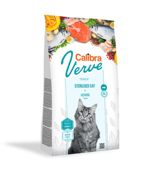 Calibra Cat Verve GF Sterilised Herring Dry Food 750g