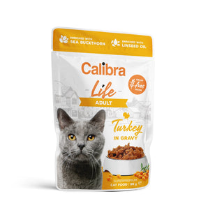 Calibra Cat Life Pouch Adult Turkey 28x85g