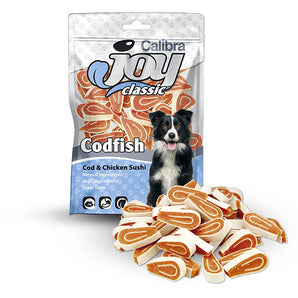 Calibra Joy Dog Classic Chicken & Cod Sushi 80g