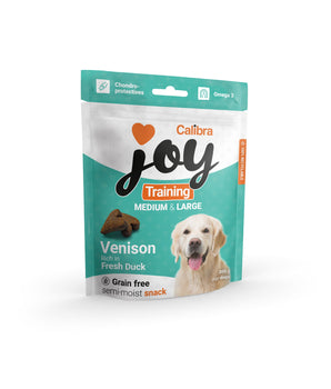 Calibra Joy Train Snack Medium & Large Dog Venison & Duck 300g