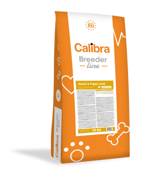 Calibra Dog Breeder Starter & Puppy Dry Food  - Lamb Flavour 20kg