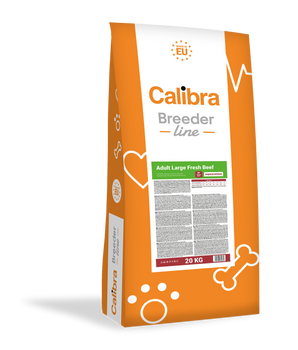 Calibra Dog Breeder Large Adult Dry Food - Fresh Beef Flavour 20kg