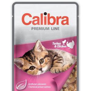 Calibra Cat Premium Kitten Turkey & Chicken