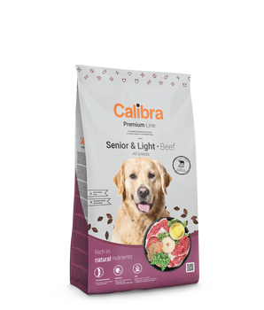 Calibra Dog Premium Line Senior & Light Beef Dry Food 12kg