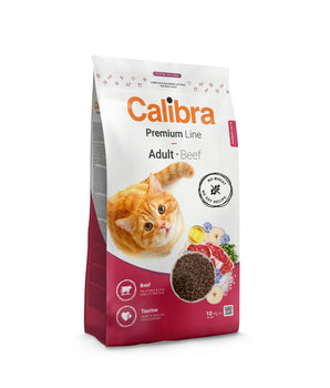 Calibra Cat Premium Line Adult Beef Dry Food 10kg