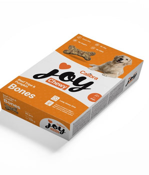 Calibra Joy Chewy Beef Tripe & Pumpkin Bones 30pcs